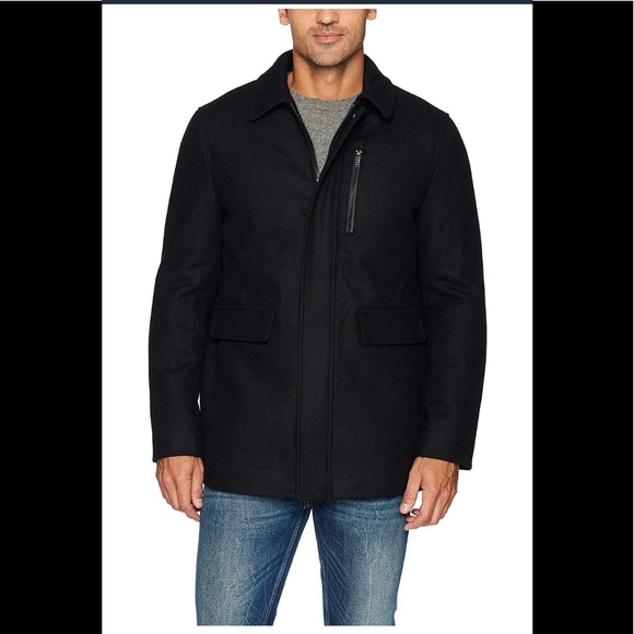 calvin klein car coat